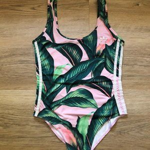 Adidas Bodysuit Pink Palm